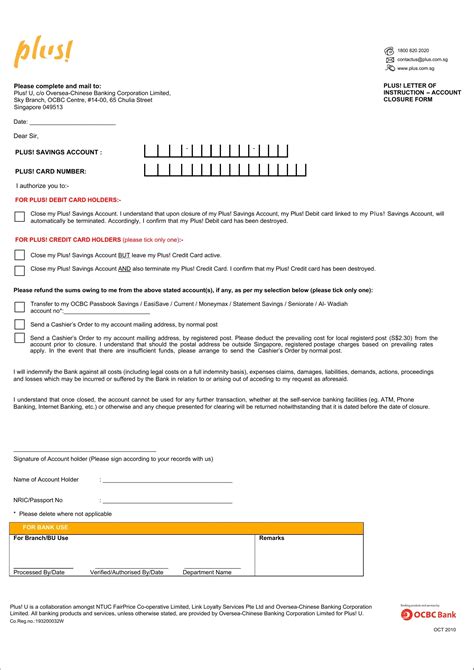 ocbc close account form.